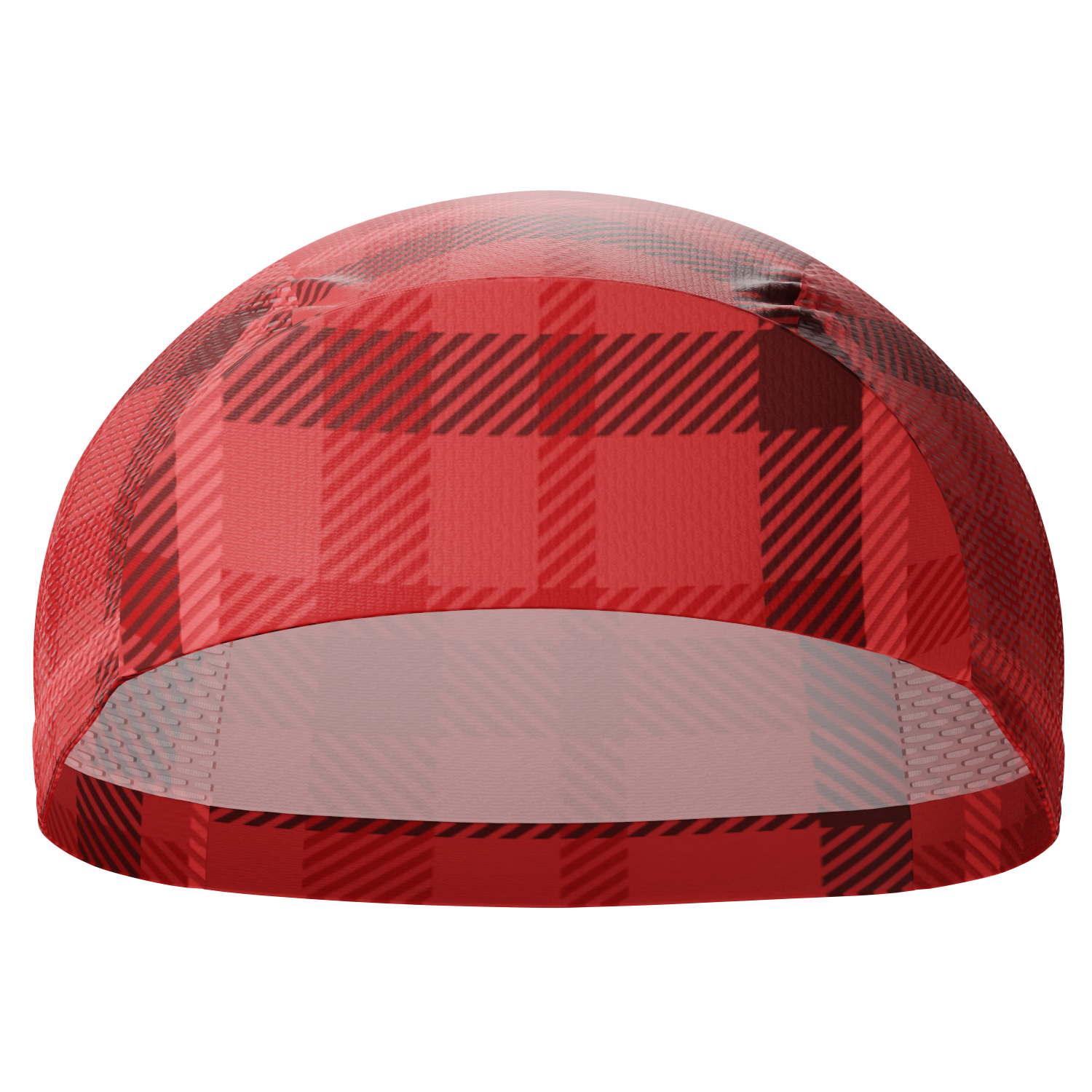 Unisex Plaid Tartan Pattern Quick Dry Cycling Cap