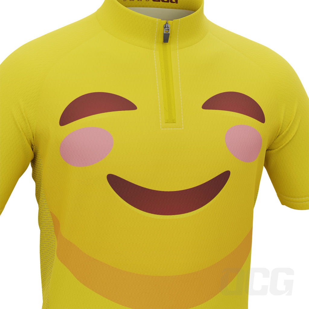 Kid's Still Behind Me Emoji Short Sleeve Cycling Jersey