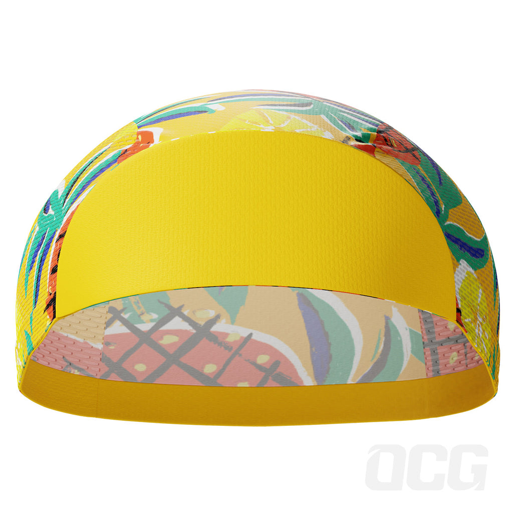 Unisex Pineapple Fun Quick Dry Cycling Cap
