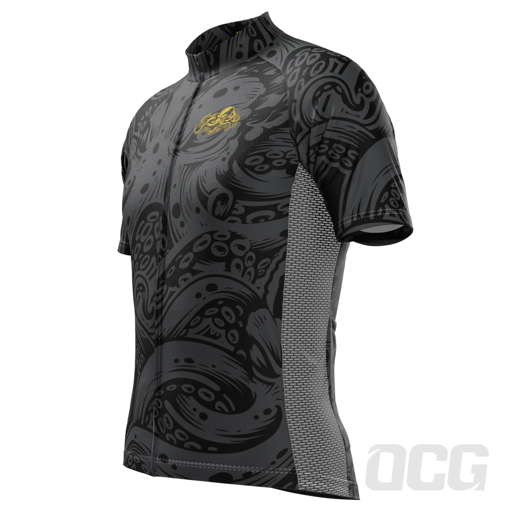 Men's The Ink Octopus Short Sleeve Cycling Jersey