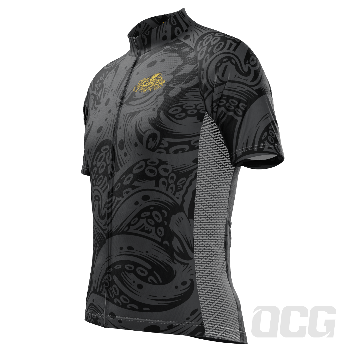 Men's The Ink Octopus Short Sleeve Cycling Jersey