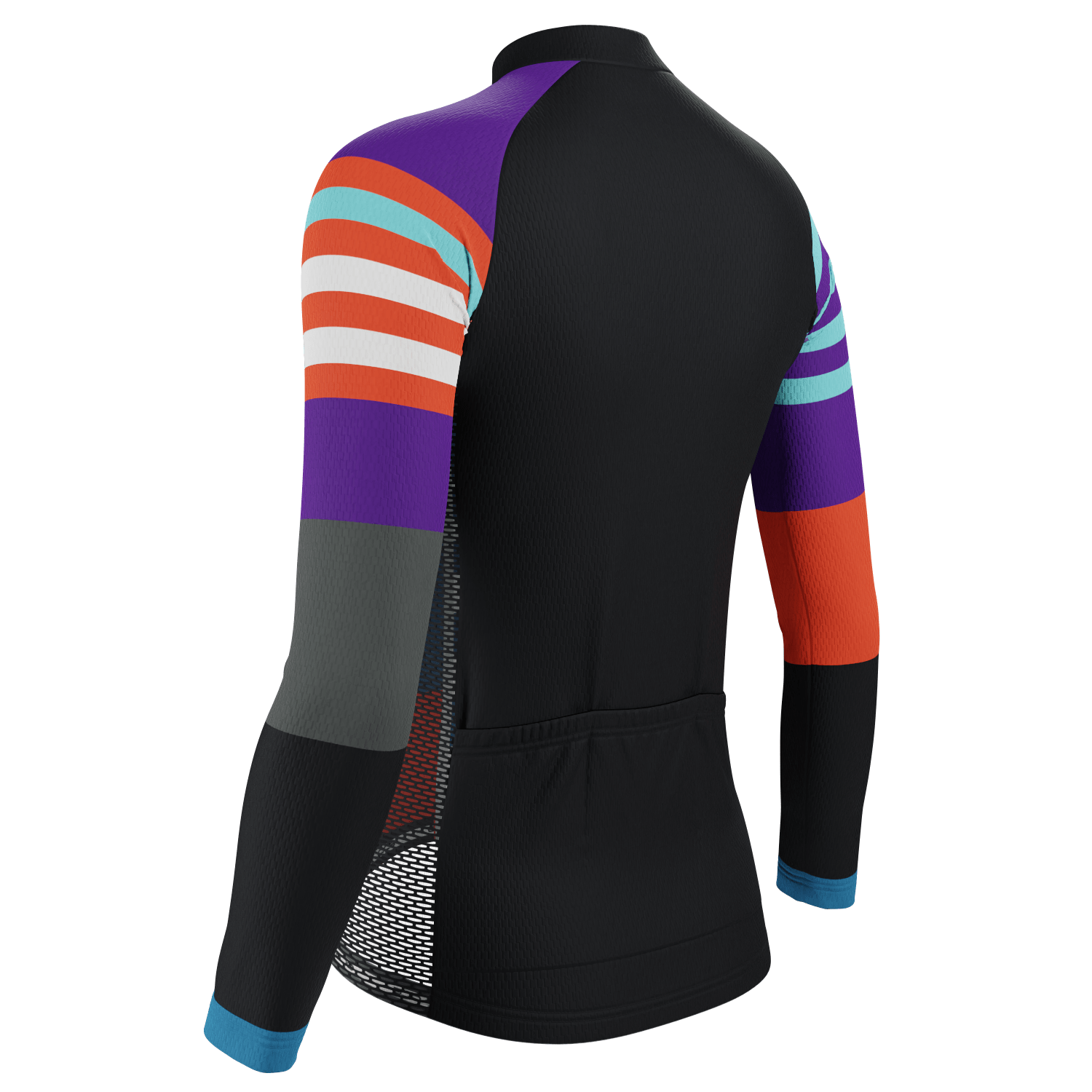 Women's Winter Stripes Long Sleeve Cycling Jersey