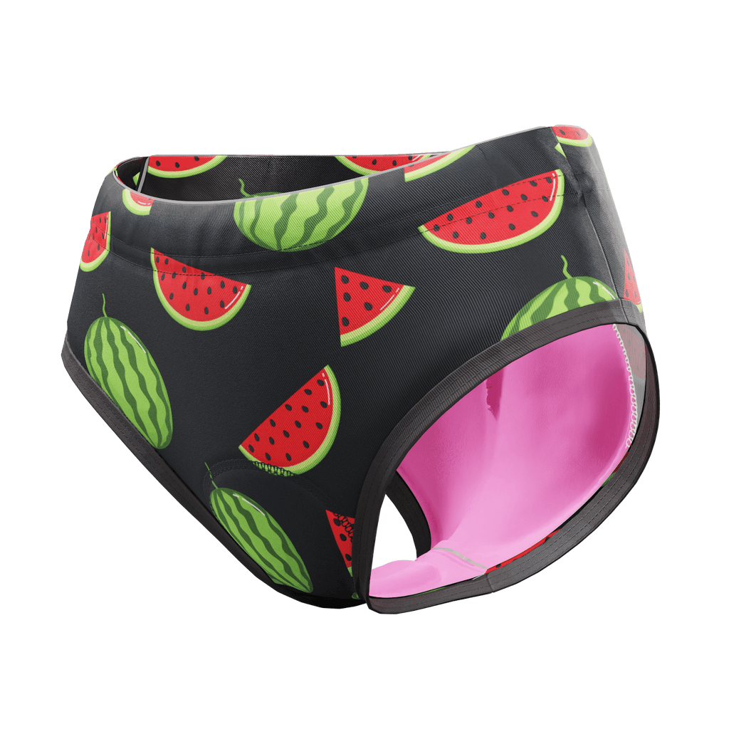 Women's Watermelon Gel Padded Cycling Underwear-Briefs
