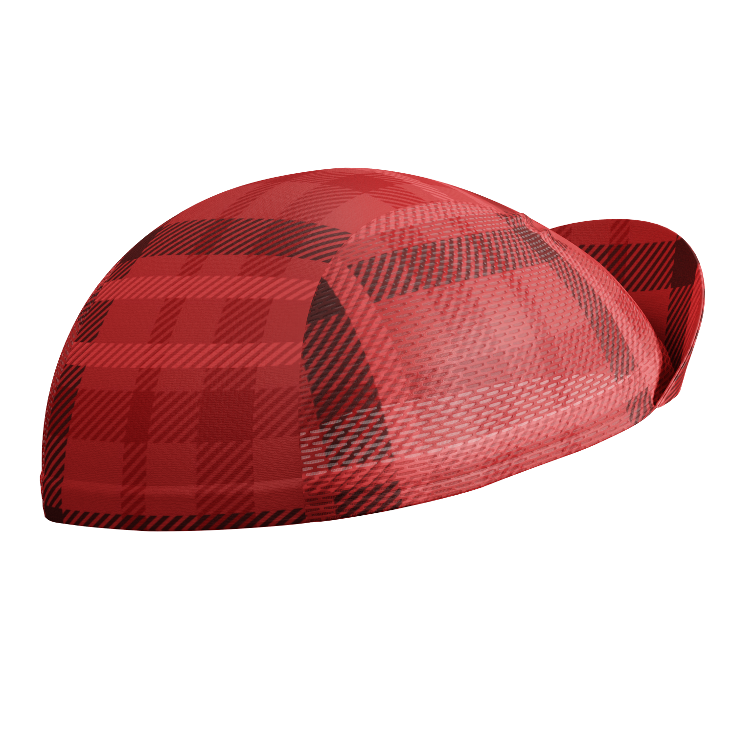 Unisex Plaid Tartan Pattern Quick Dry Cycling Cap