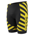 Men's Caution Share The Road Gel Padded Cycling Shorts