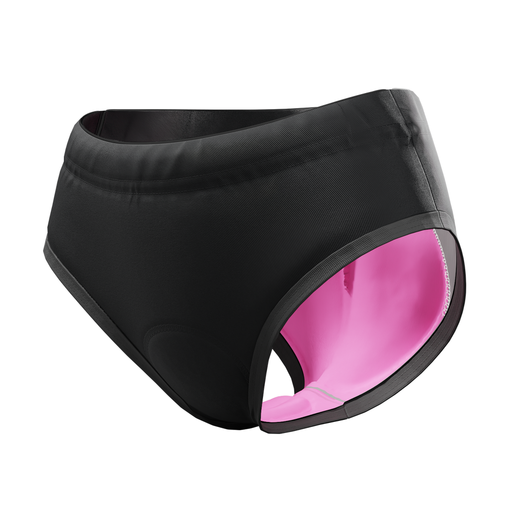 Women's Plain Gel Padded Cycling Underwear-Briefs Bundle