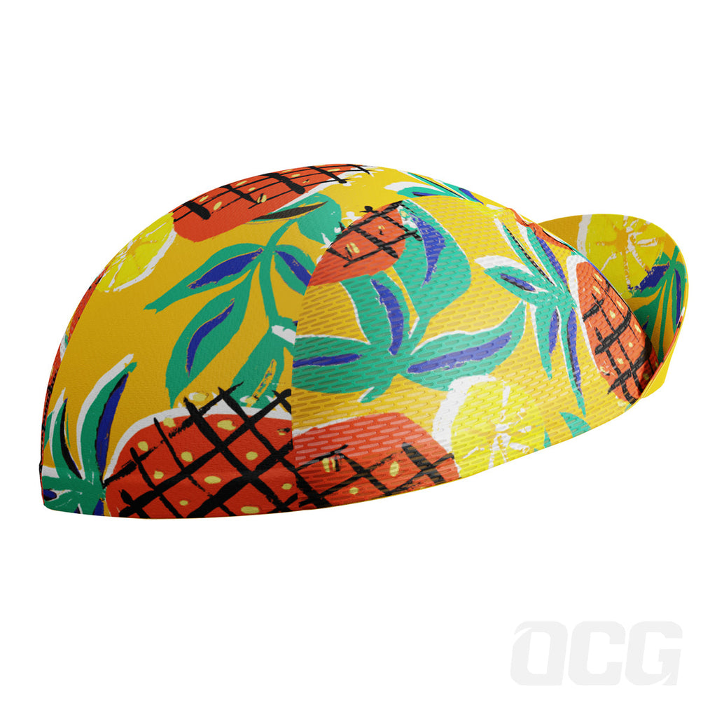 Unisex Pineapple Fun Quick Dry Cycling Cap