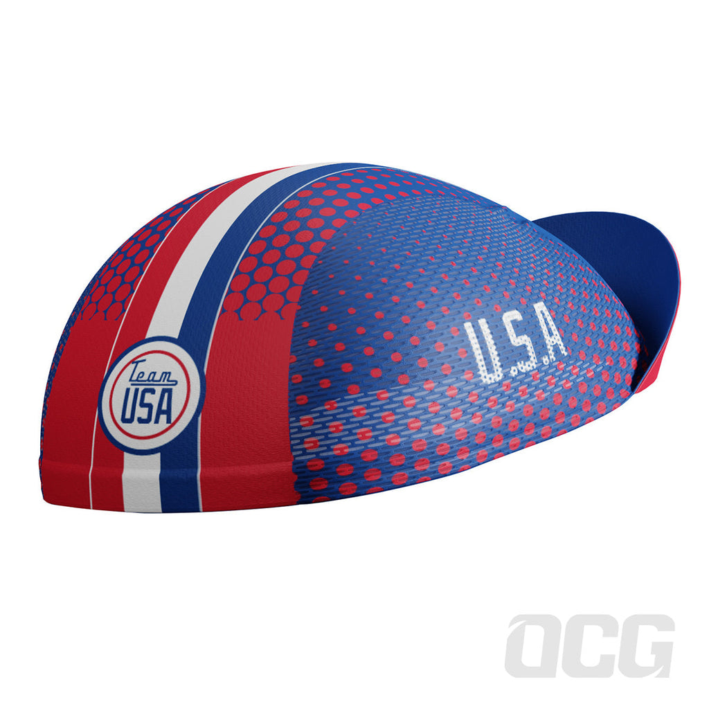 Unisex World Countries Team USA Icon Quick Dry Cycling Cap
