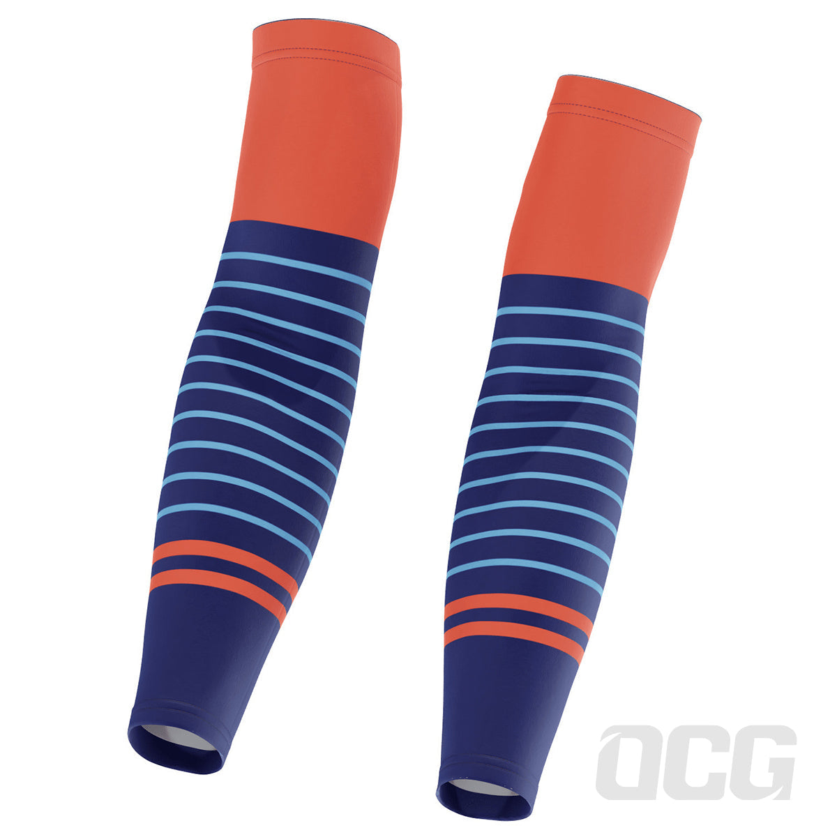 Men's Striped For Speed Quick Dry Cycling Arm-Warmers