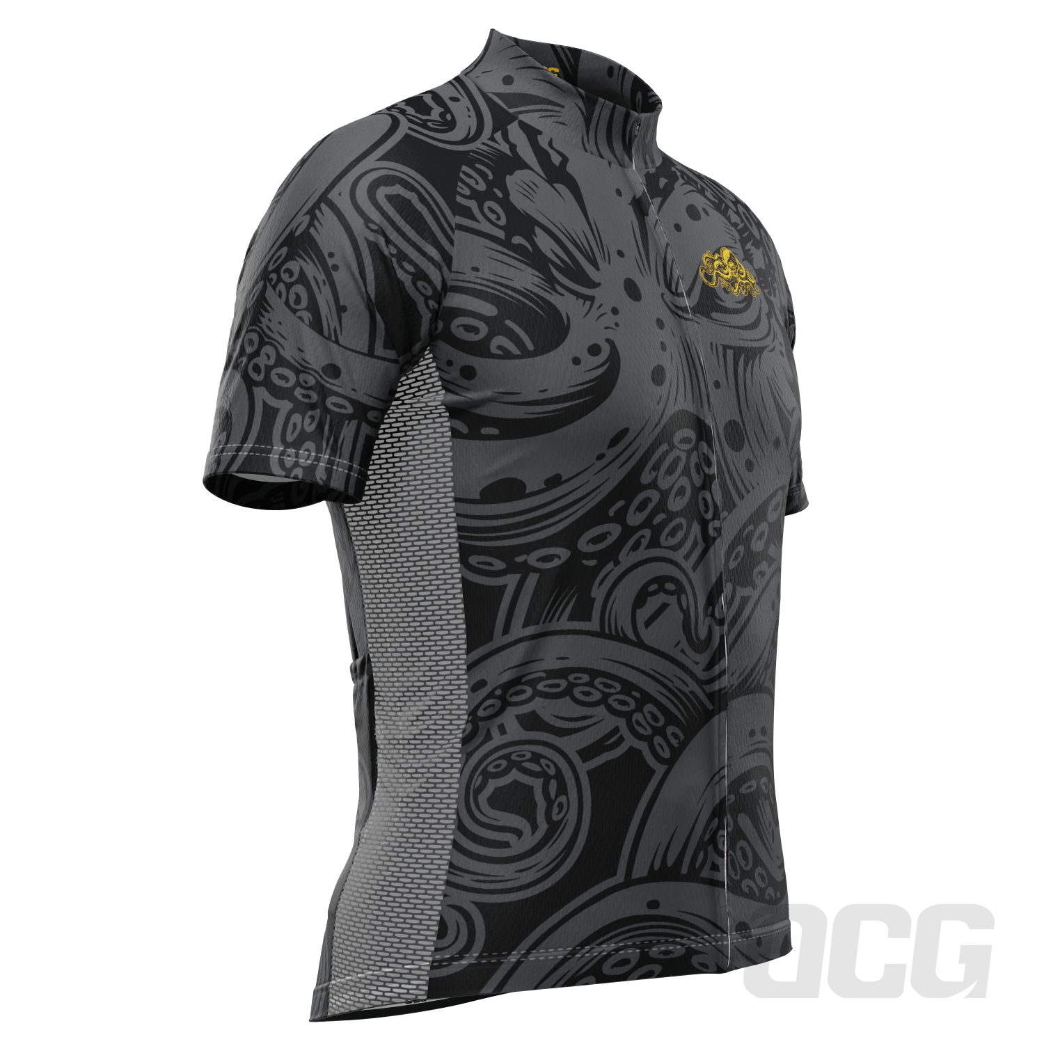 Men's The Ink Octopus Short Sleeve Cycling Jersey