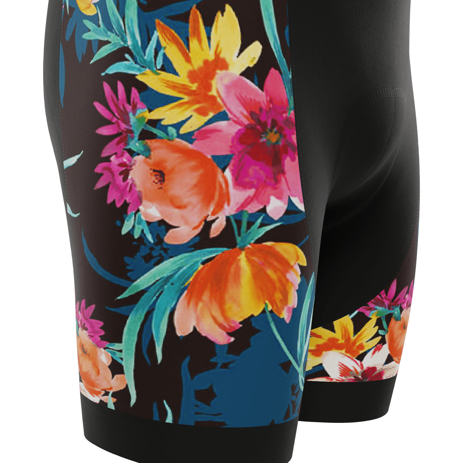 Men's Tropical Bloom Gel Padded Cycling Bib