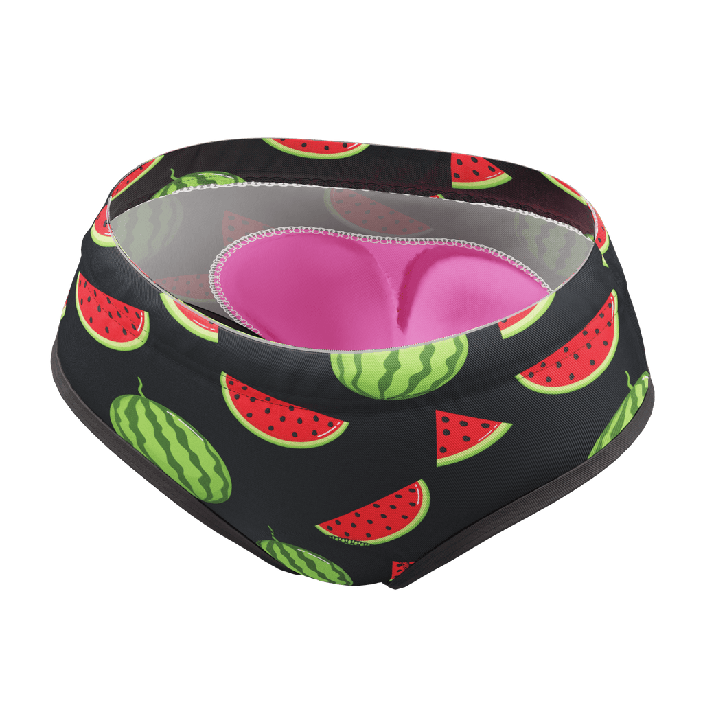 Women's Watermelon Gel Padded Cycling Underwear-Briefs