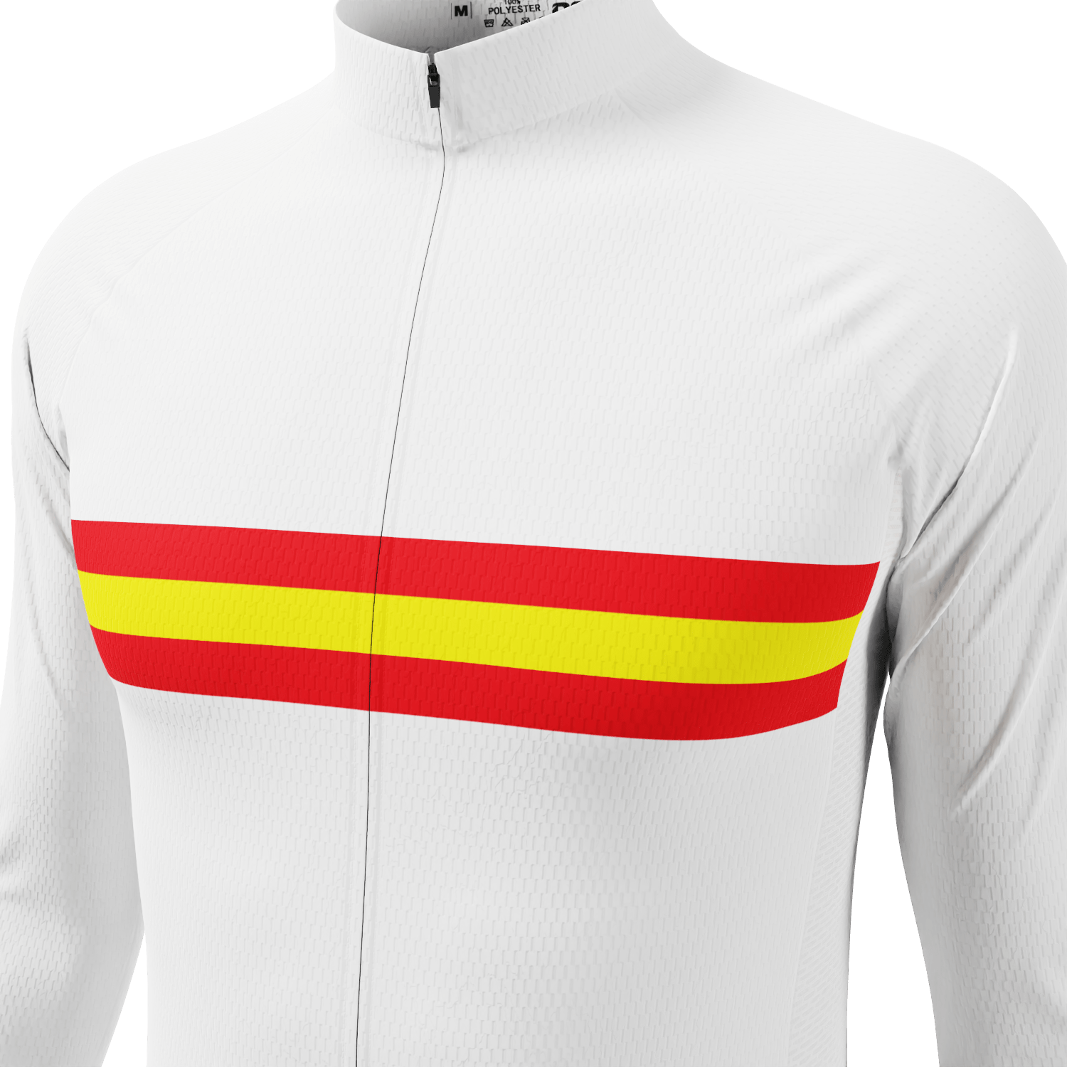 Men's España Spanish National Flag Long Sleeve Cycling Jersey