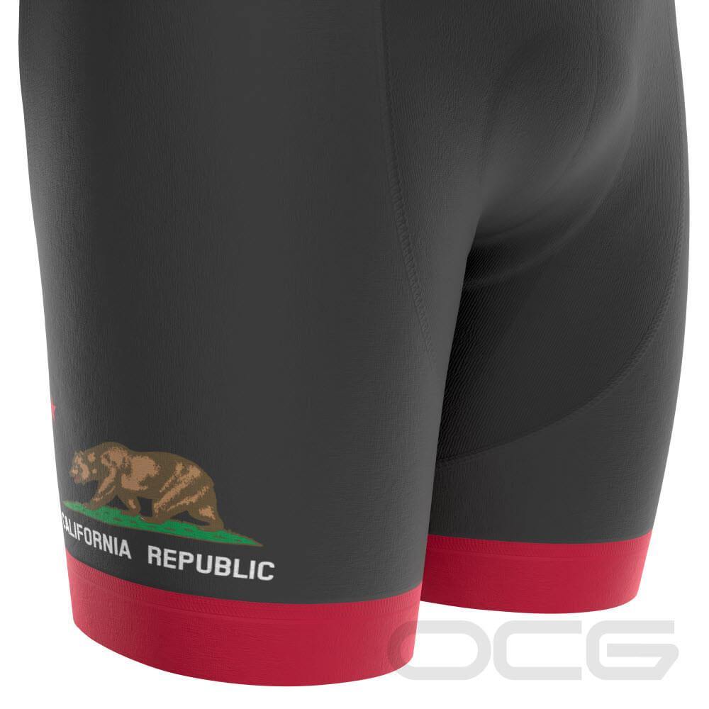 Men's California Republic Gel Padded Cycling Bib