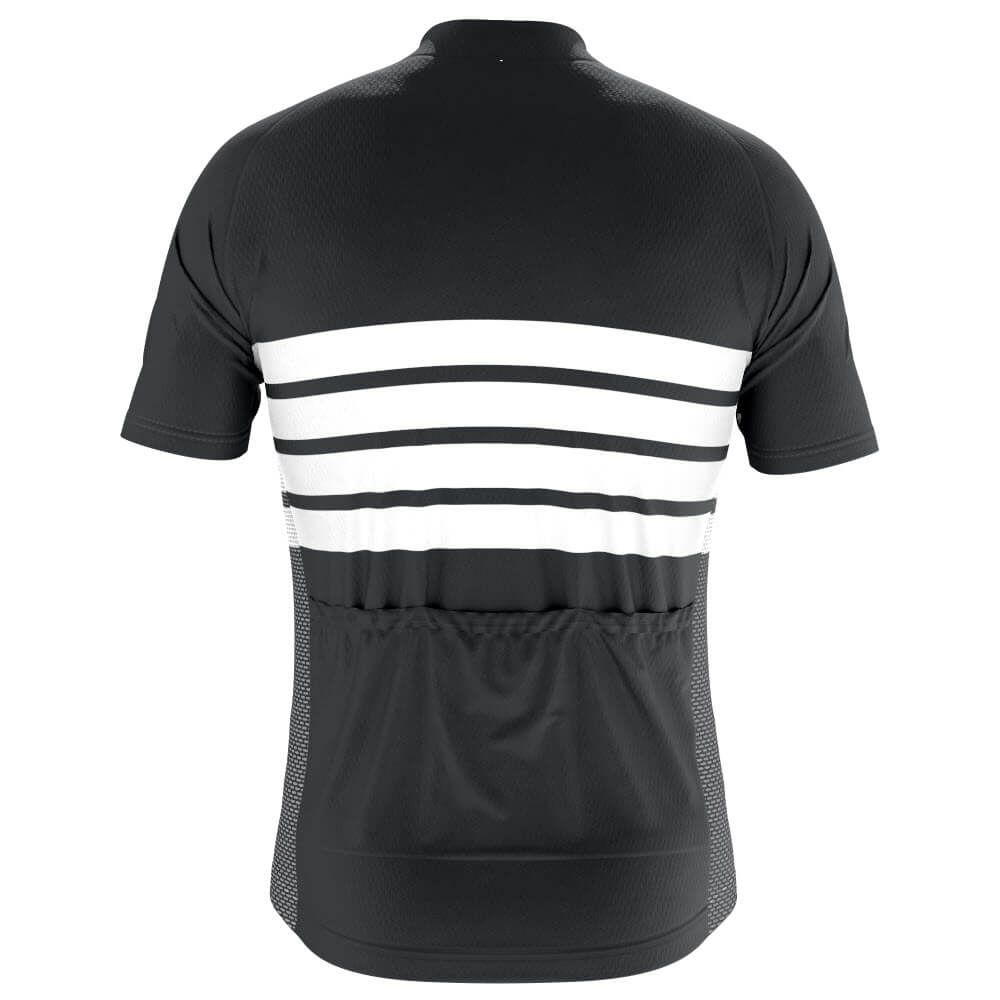 Men's Retro Four Stripe Short Sleeve Cycling Jersey
