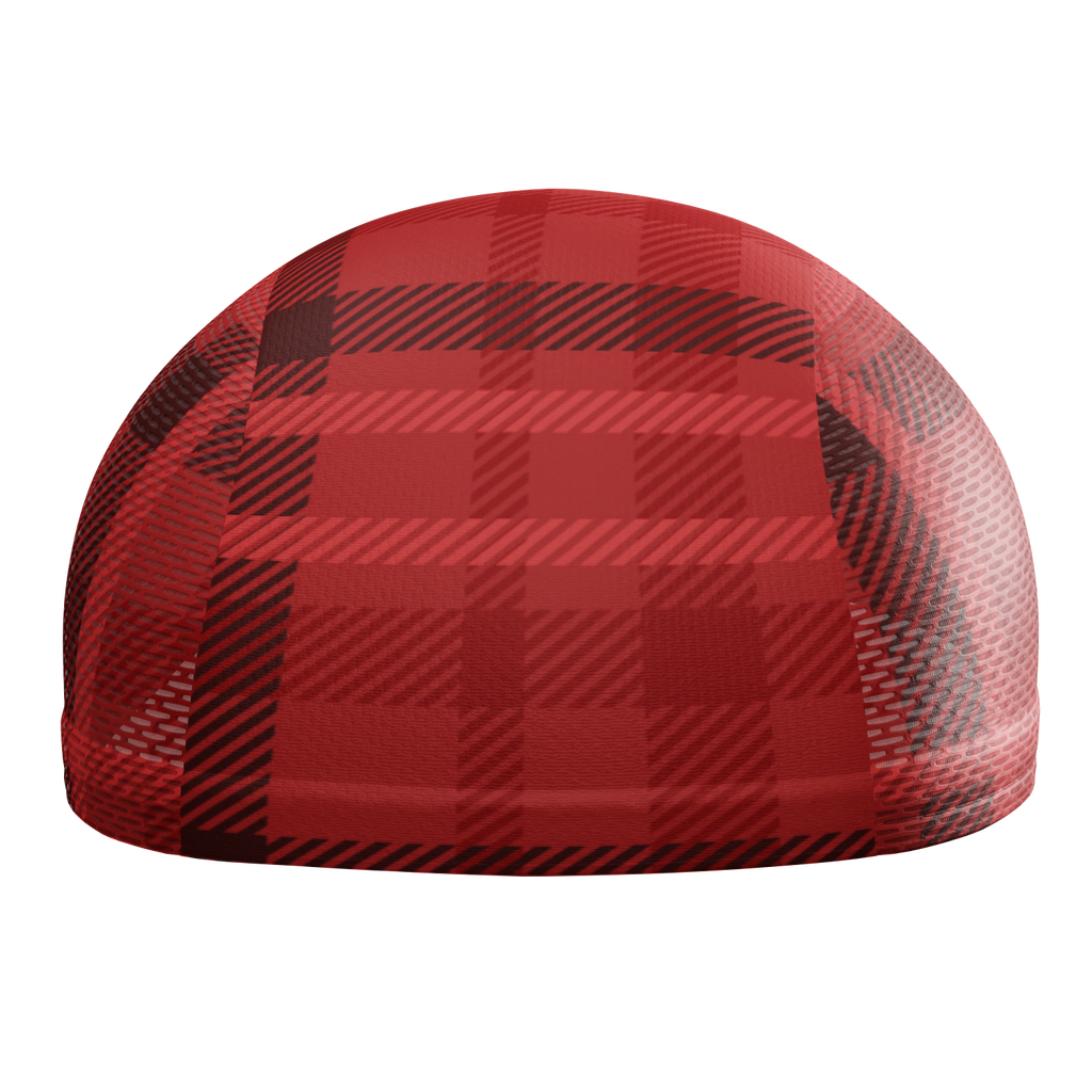 Unisex Plaid Tartan Pattern Quick Dry Cycling Cap