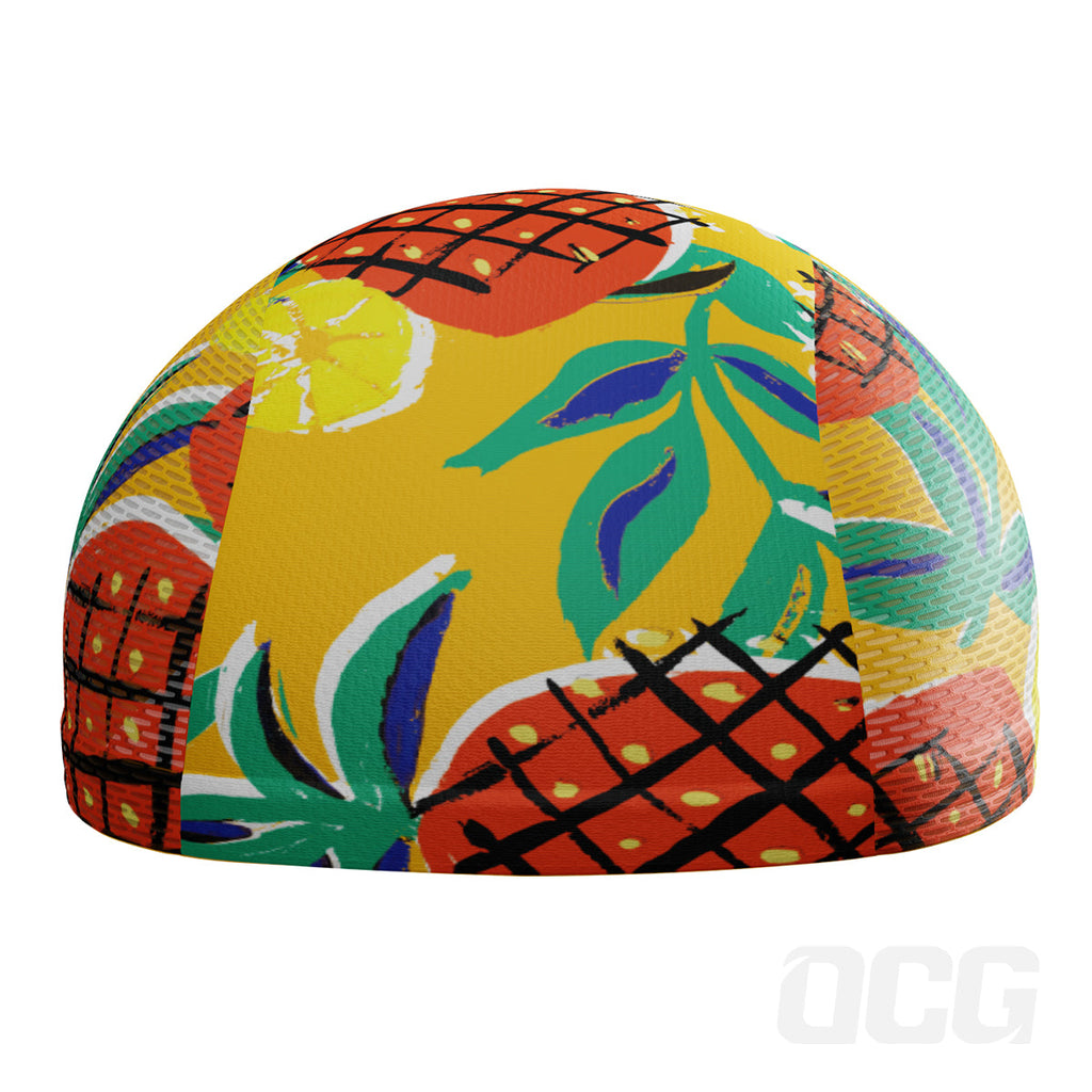 Unisex Pineapple Fun Quick Dry Cycling Cap