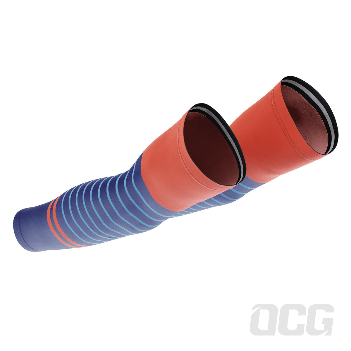 Men's Striped For Speed Quick Dry Cycling Arm-Warmers