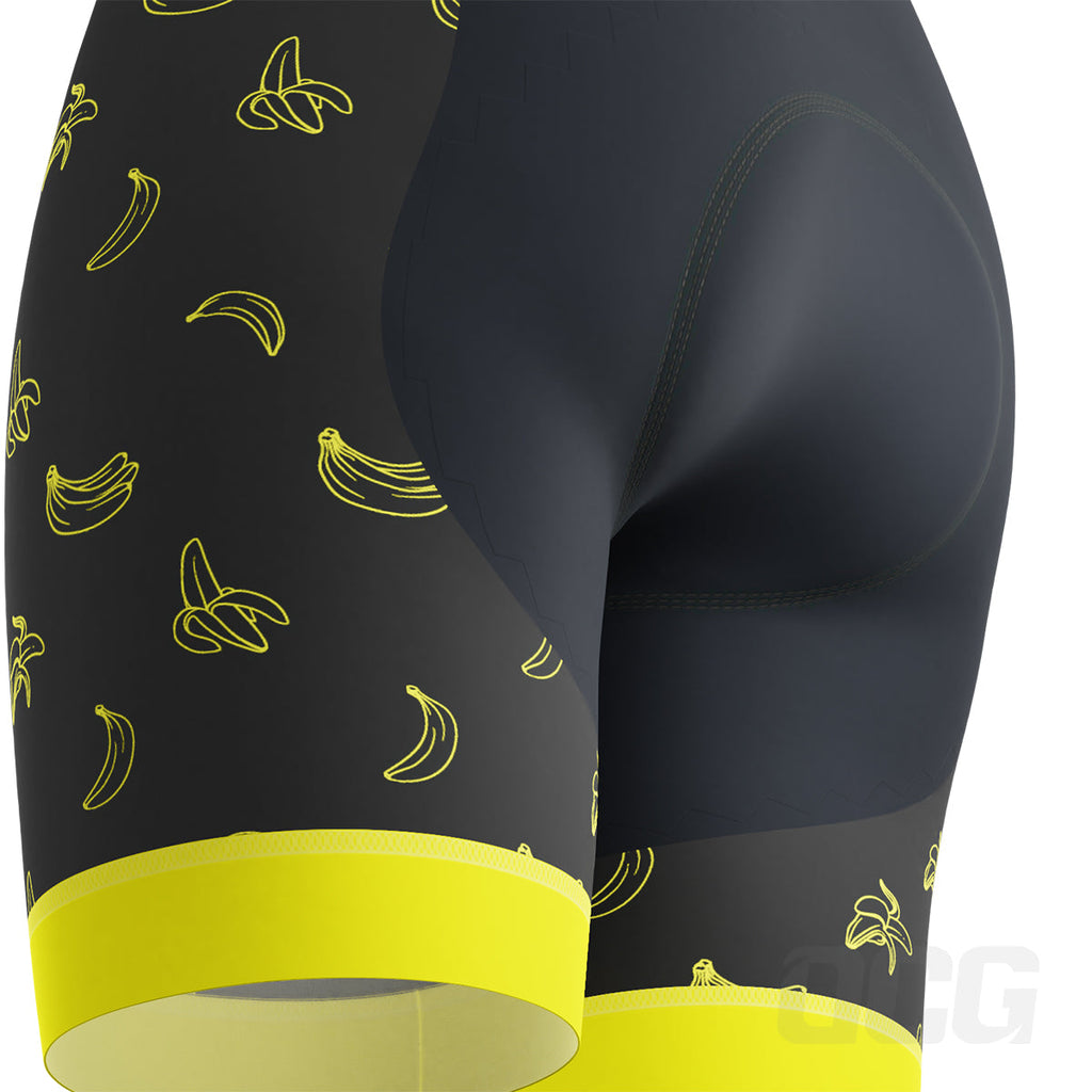 Women's Must Be Bananas Gel Padded Cycling Shorts