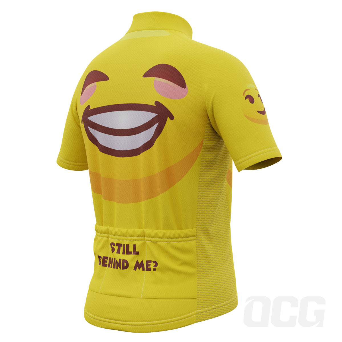 Kid's Still Behind Me Emoji Short Sleeve Cycling Jersey