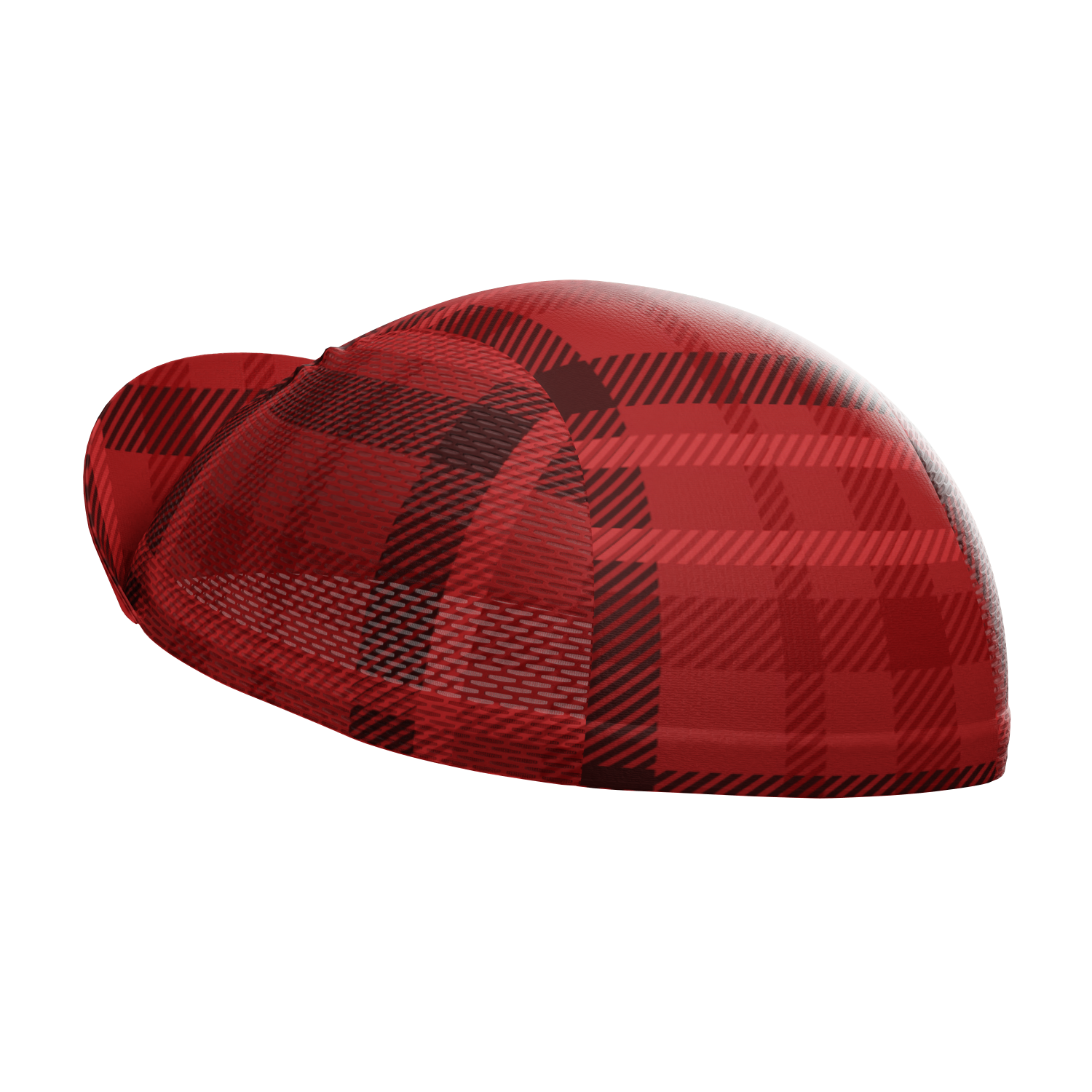 Unisex Plaid Tartan Pattern Quick Dry Cycling Cap