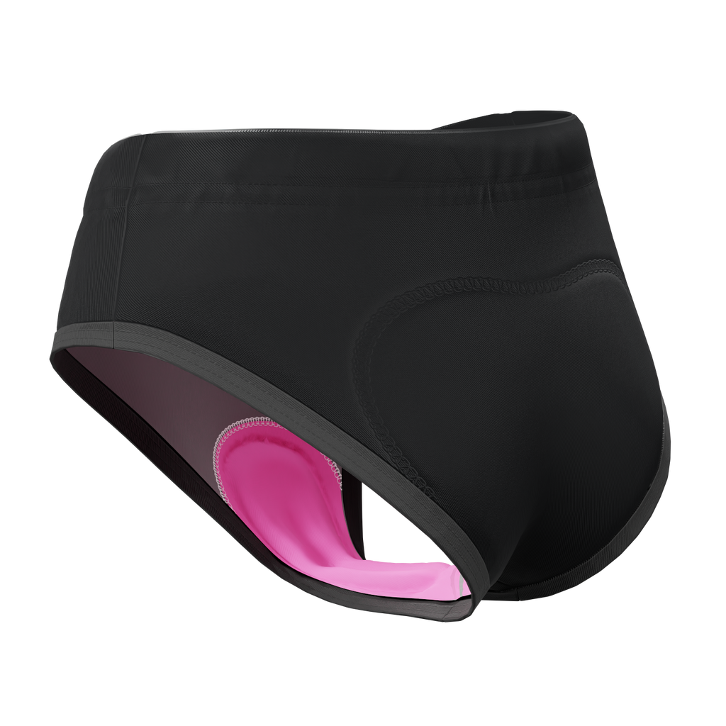 Women's Plain Gel Padded Cycling Underwear-Briefs Bundle