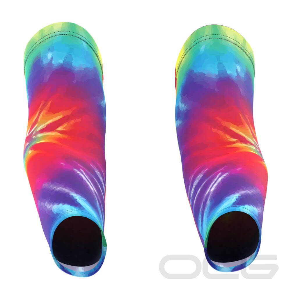 Unisex Tie Dye Quick Dry Cycling Arm-Warmers