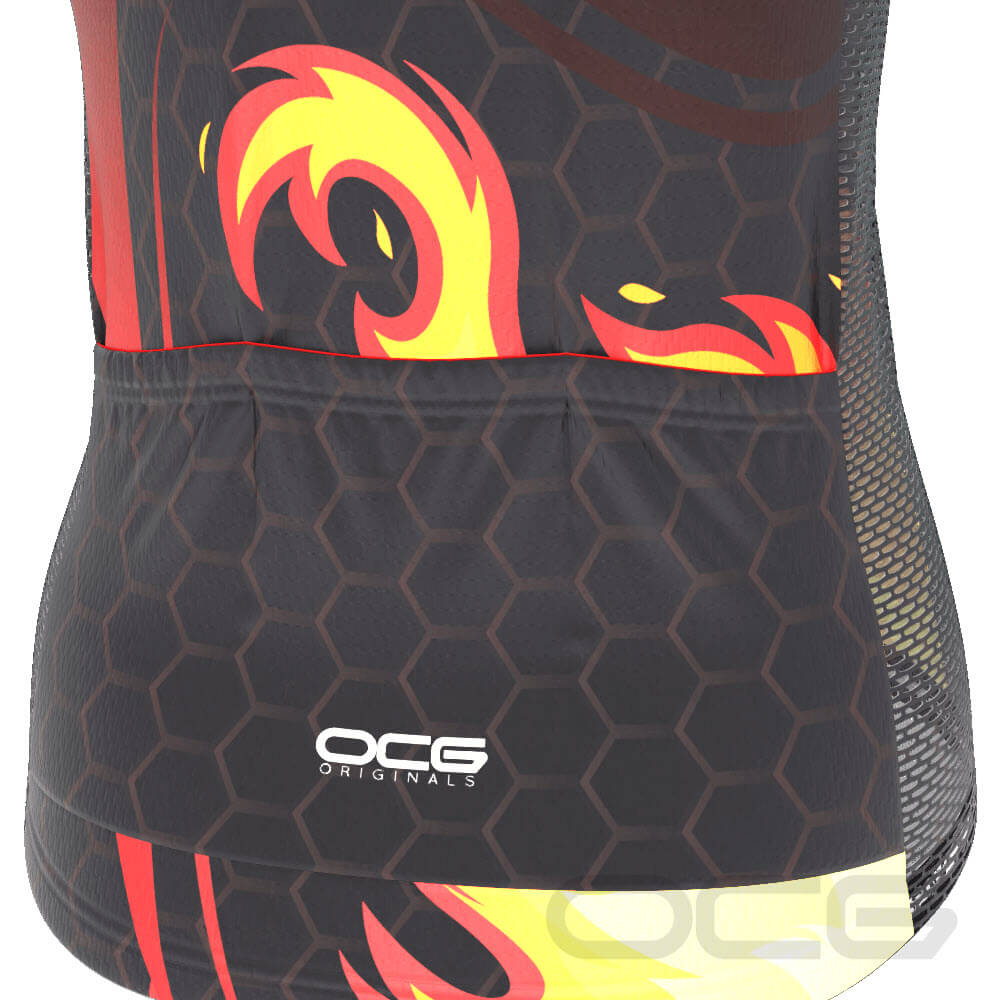 Women's On Fire Series 1 Short Sleeve Cycling Jersey