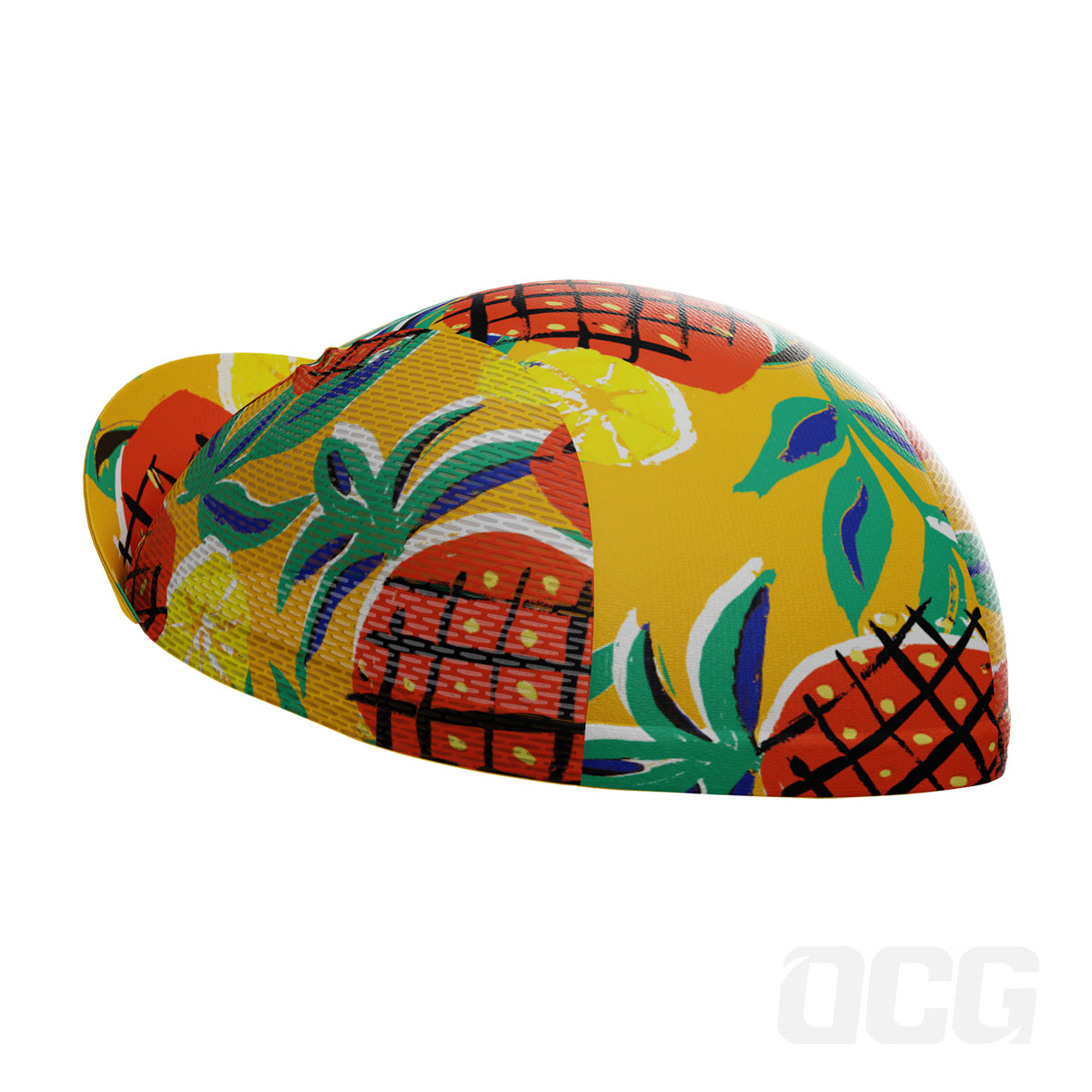 Unisex Pineapple Fun Quick Dry Cycling Cap