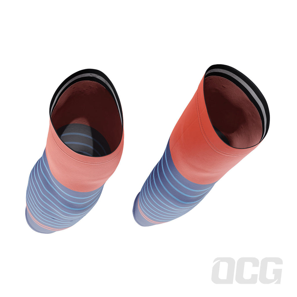 Men's Striped For Speed Quick Dry Cycling Arm-Warmers