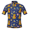 Kid's Winnie The Pooh & Bees Short Sleeve Cycling Jersey