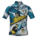 Kid's Steamboat Willie In The Sea Short Sleeve Cycling Jersey