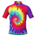 Kid's Tie Dye Short Sleeve Cycling Jersey