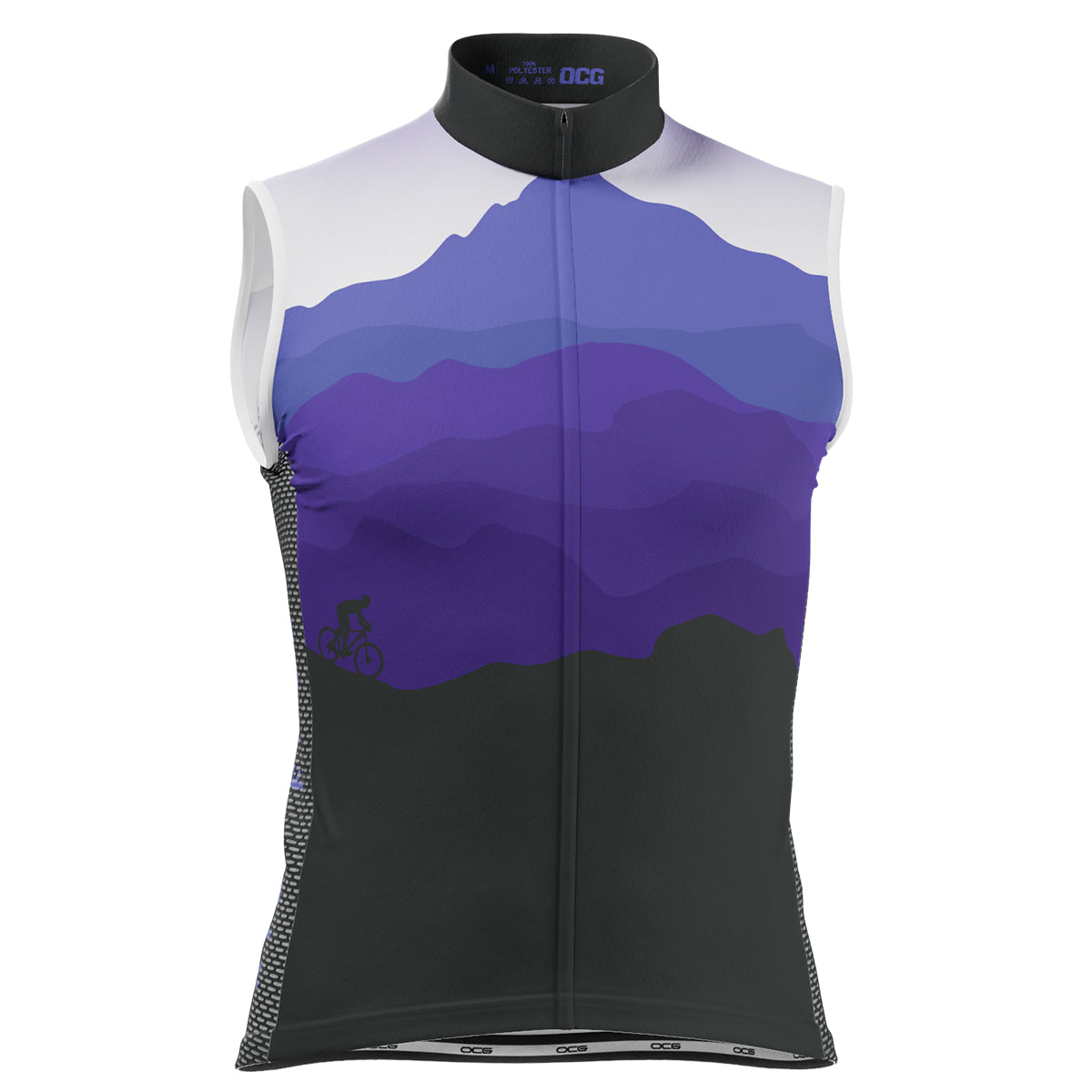 Men's Ride Free Sunset Sleeveless Tech Cycling Jersey