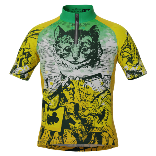 Kid's Alice In Wonderland Short Sleeve Cycling Jersey