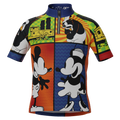 Kid's Steamboat Willie Comic Vignettes Short Sleeve Cycling Jersey