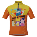 Kid's Winnie & Friends Short Sleeve Cycling Jersey