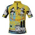 Kid's Steamboat Willie-Addicted to Cycling Short Sleeve Cycling Jersey