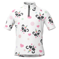 Kid's I Love Panda Unicorn Short Sleeve Cycling Jersey