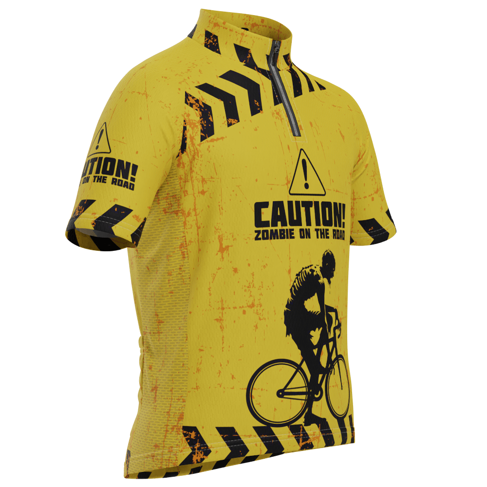 Kid's Zombies Short Sleeve Cycling Jersey
