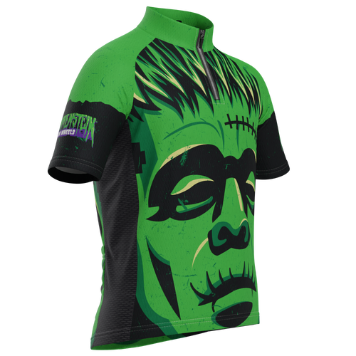 Kid's Frankenstein On Wheels Short Sleeve Cycling Jersey