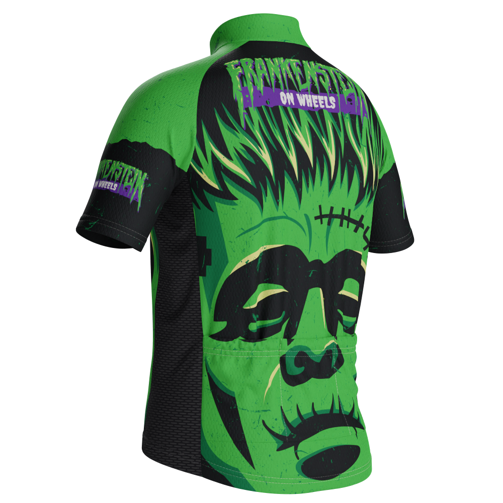 Kid's Frankenstein On Wheels Short Sleeve Cycling Jersey