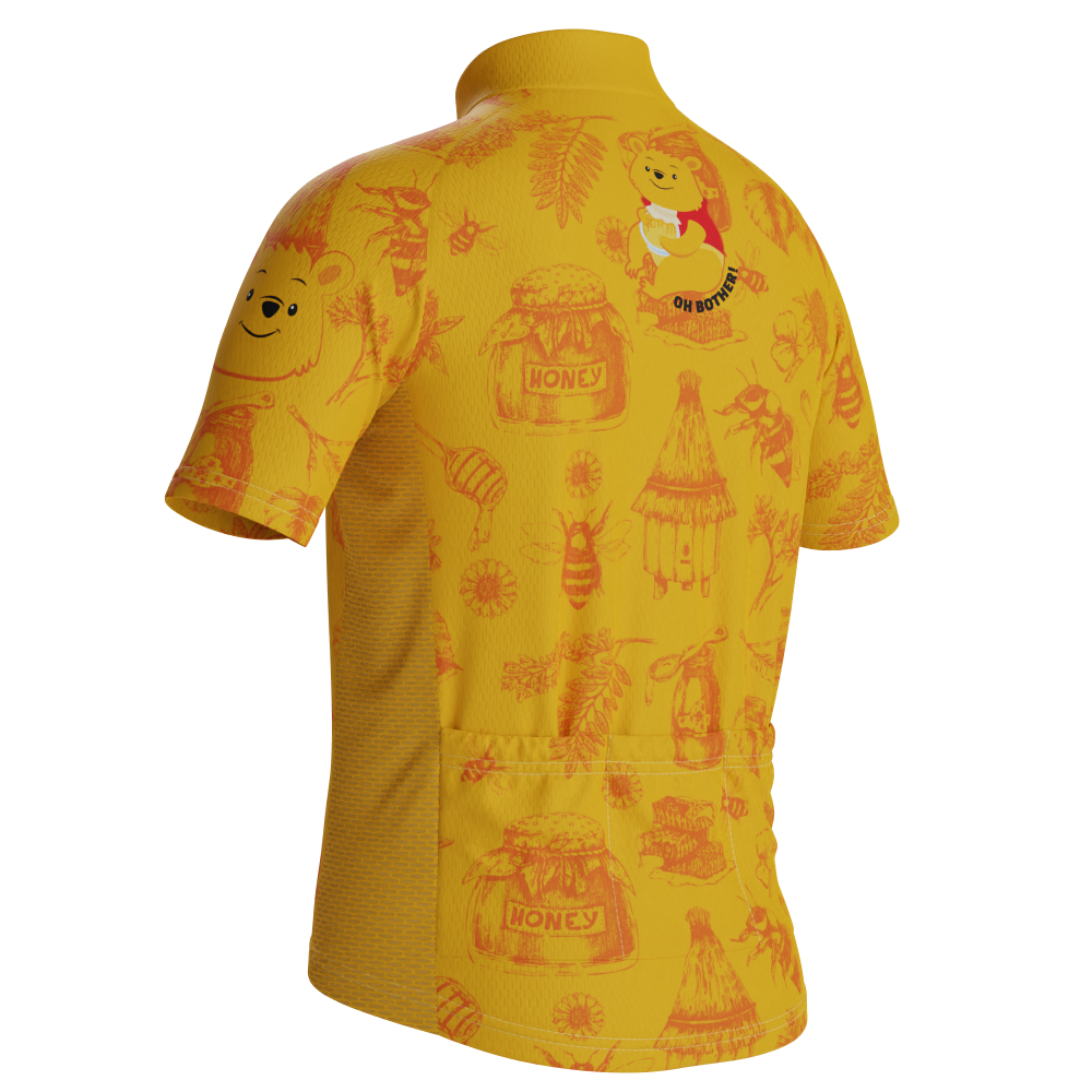 Kid's Winnie The Pooh Oh Bother! Short Sleeve Cycling Jersey