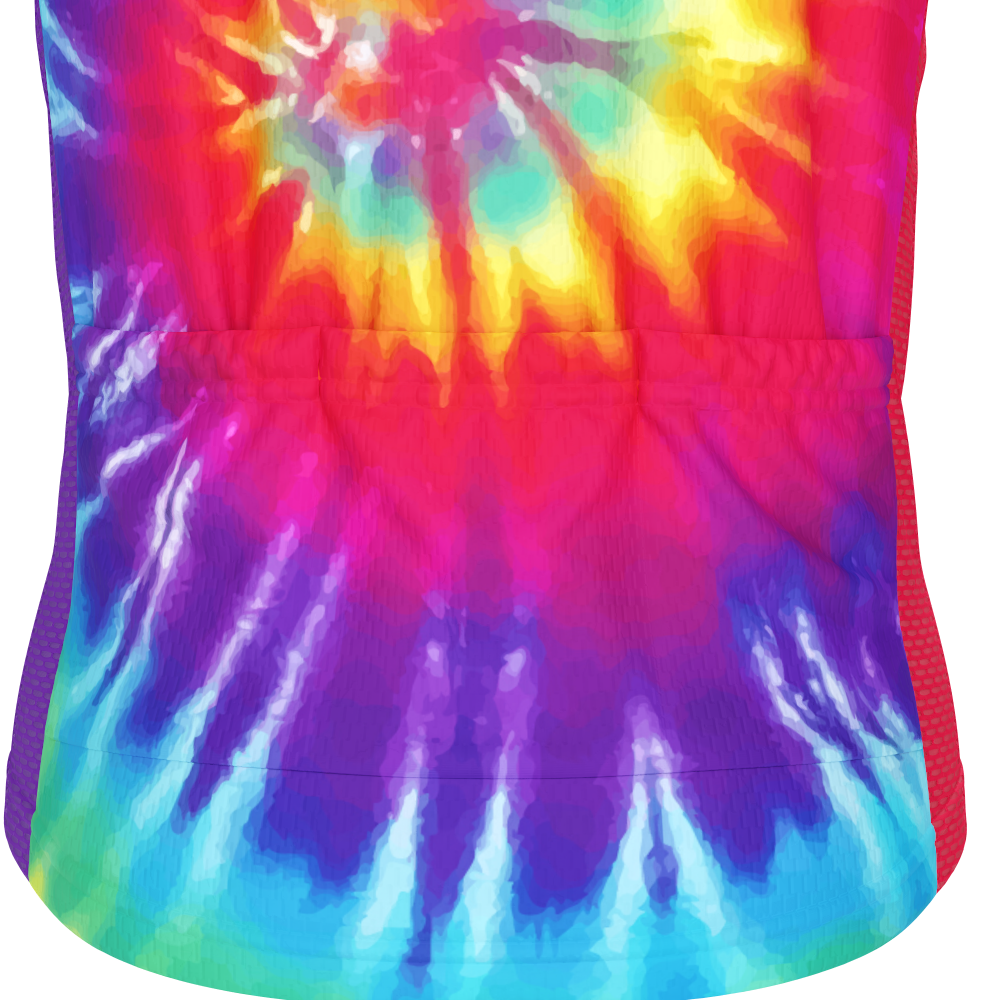 Kid's Tie Dye Short Sleeve Cycling Jersey