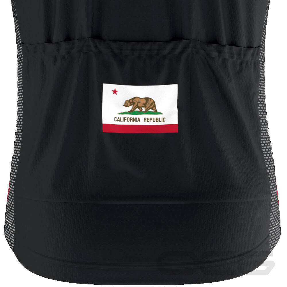 Men's California Republic Short Sleeve Cycling Jersey
