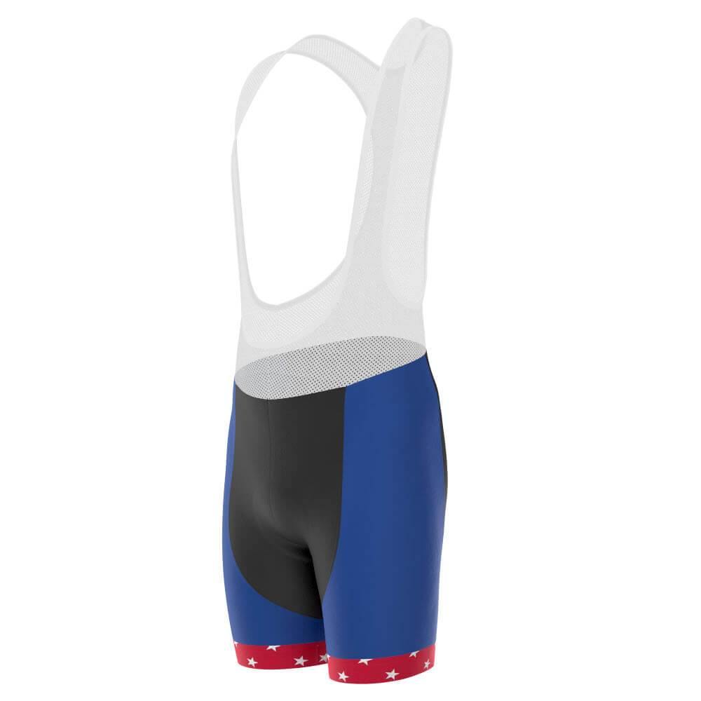 Men's American Stars and Stripes USA Icon Gel Padded Cycling Bib