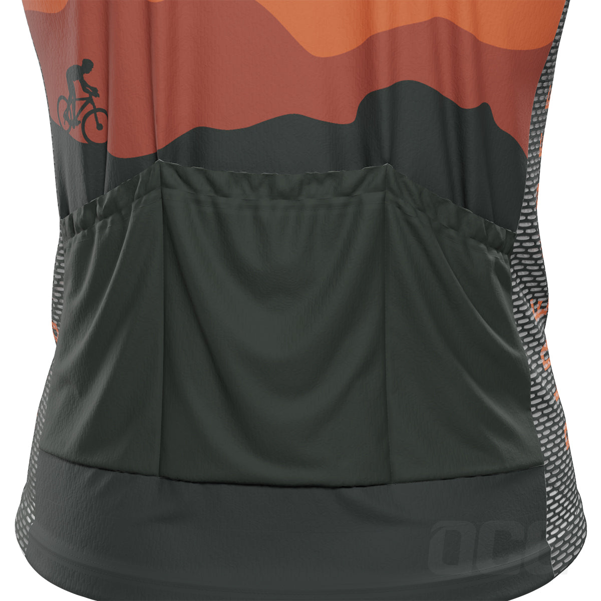 Men's Ride Free Sunset Sleeveless Tech Cycling Jersey