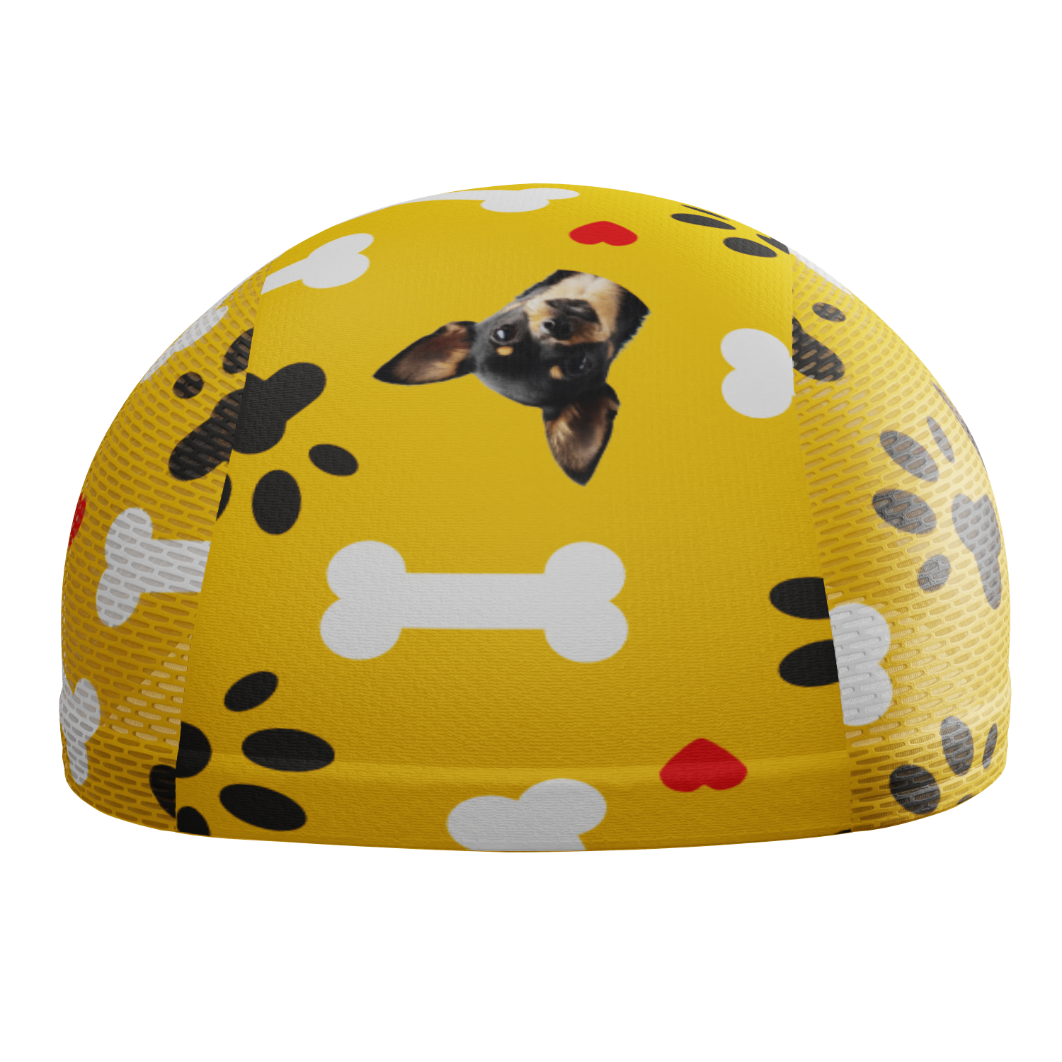 Unisex Quick-Dry Cycling Cap Custom Pet Bones Design