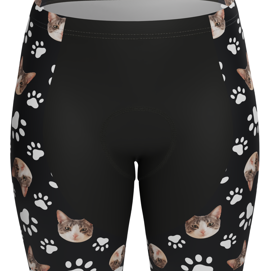 Women's Custom Pet Paws Cycling Kit Vibrant Performance Wear