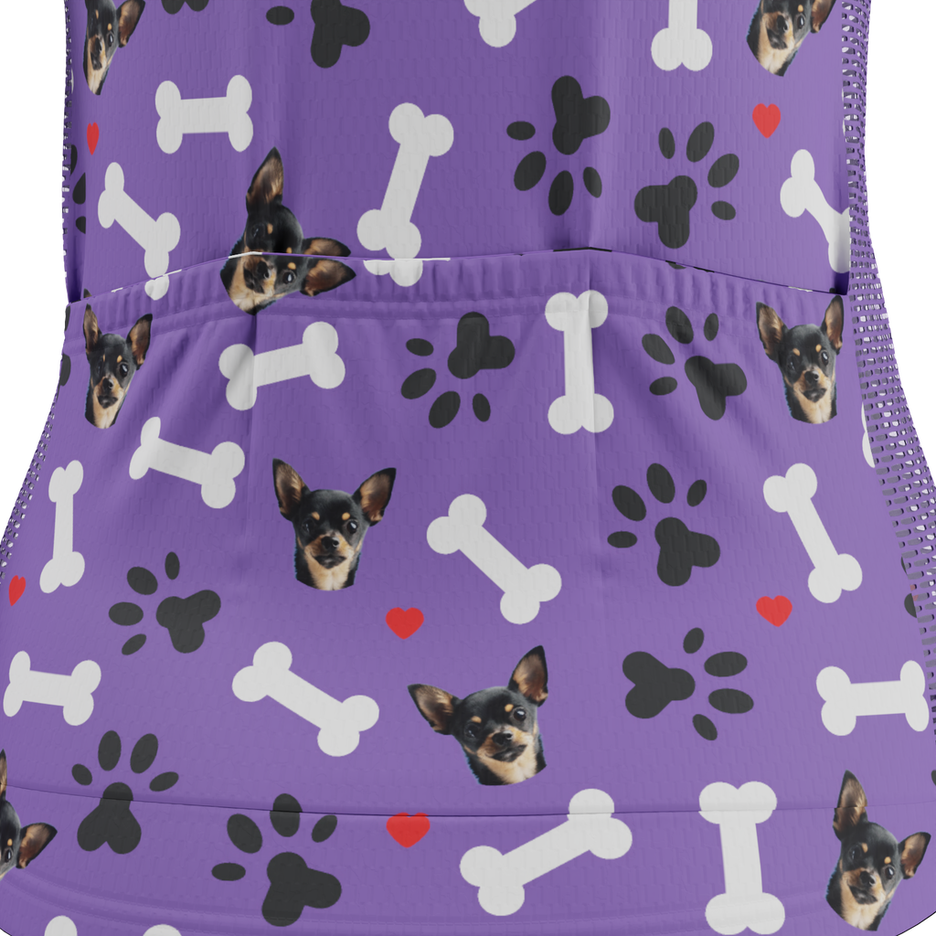 Women's Custom Pet Bones Cycling Kit Durable & Personalized